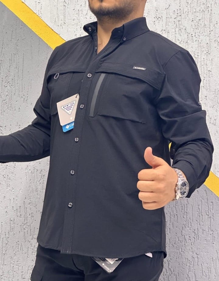 İTHAL MEVSiMLiK EN BOY LiKRALI SU GEÇMEZ KUMAŞ TACTiCAL  GÖMLEK HAKi