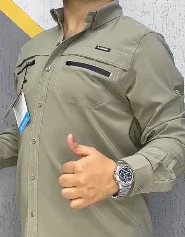 İTHAL MEVSiMLiK EN BOY LiKRALI SU GEÇMEZ KUMAŞ TACTiCAL  GÖMLEK TAŞ